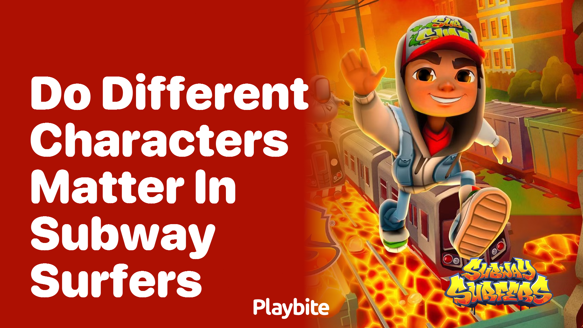 Do different characters matter in Subway Surfers?