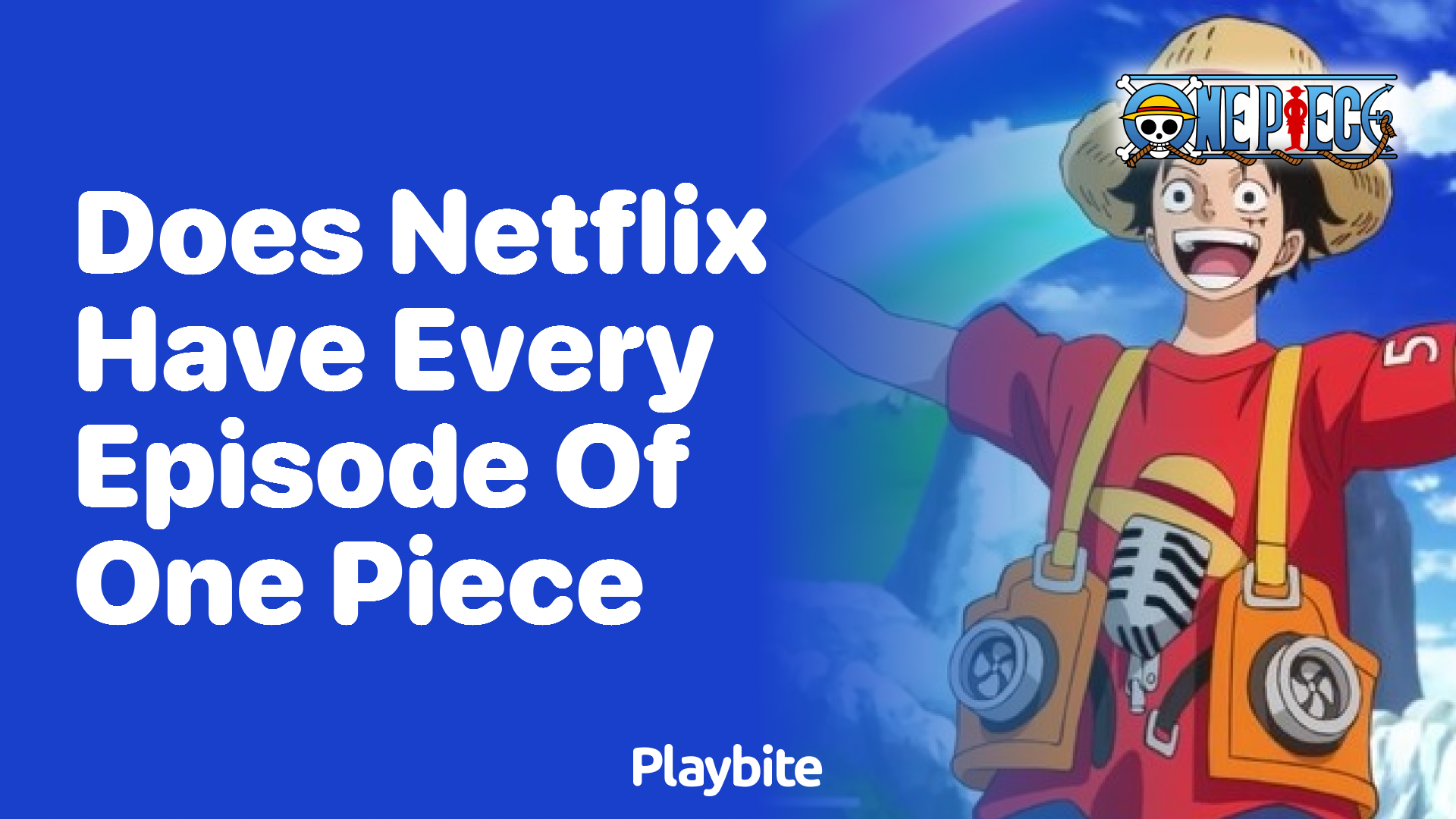 Does Netflix Have Every Episode of One Piece?