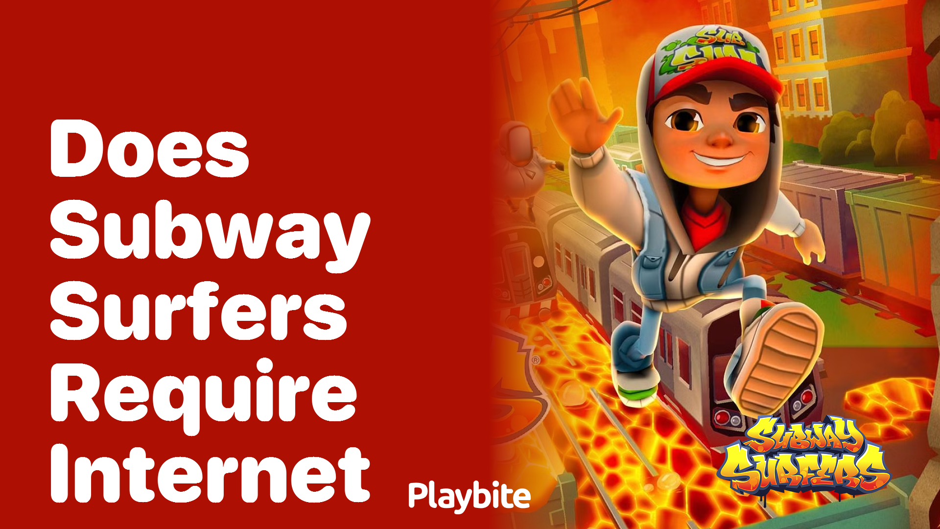 Does Subway Surfers require internet to play?