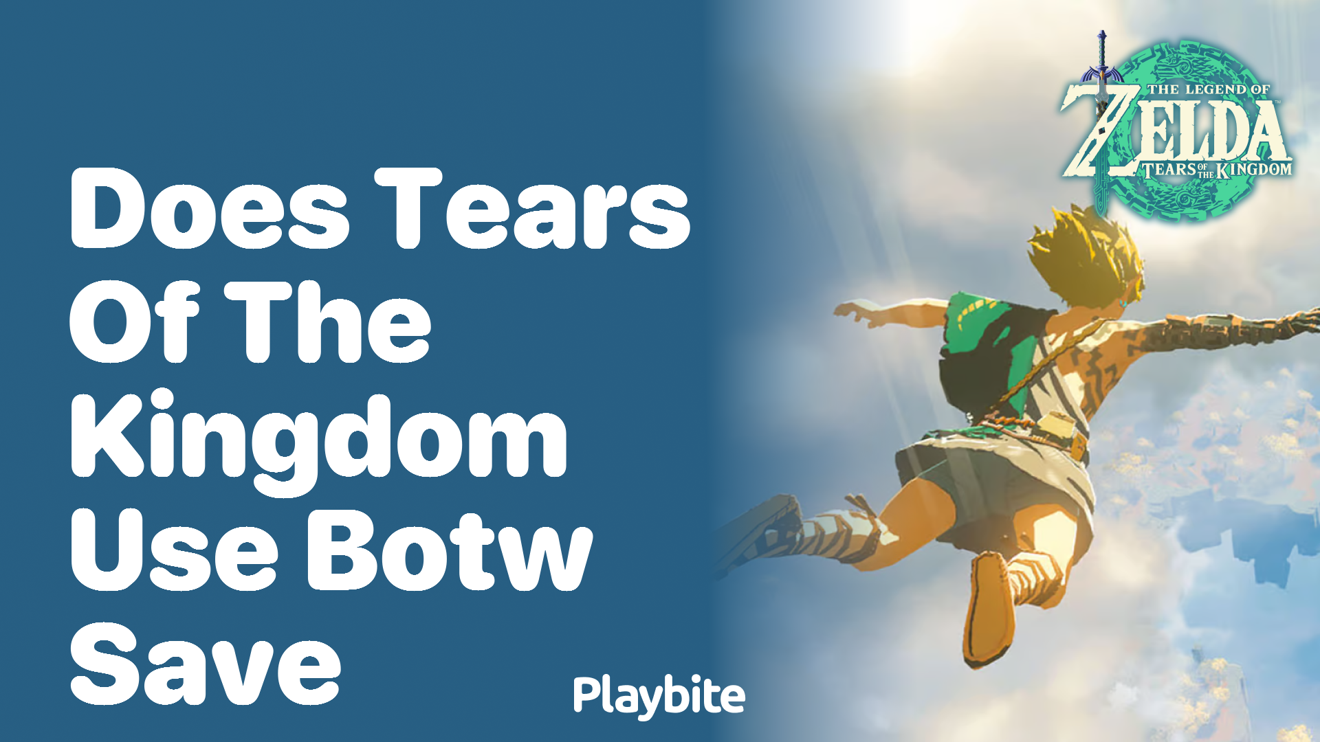 Does Tears of the Kingdom Use Breath of the Wild Save Files?