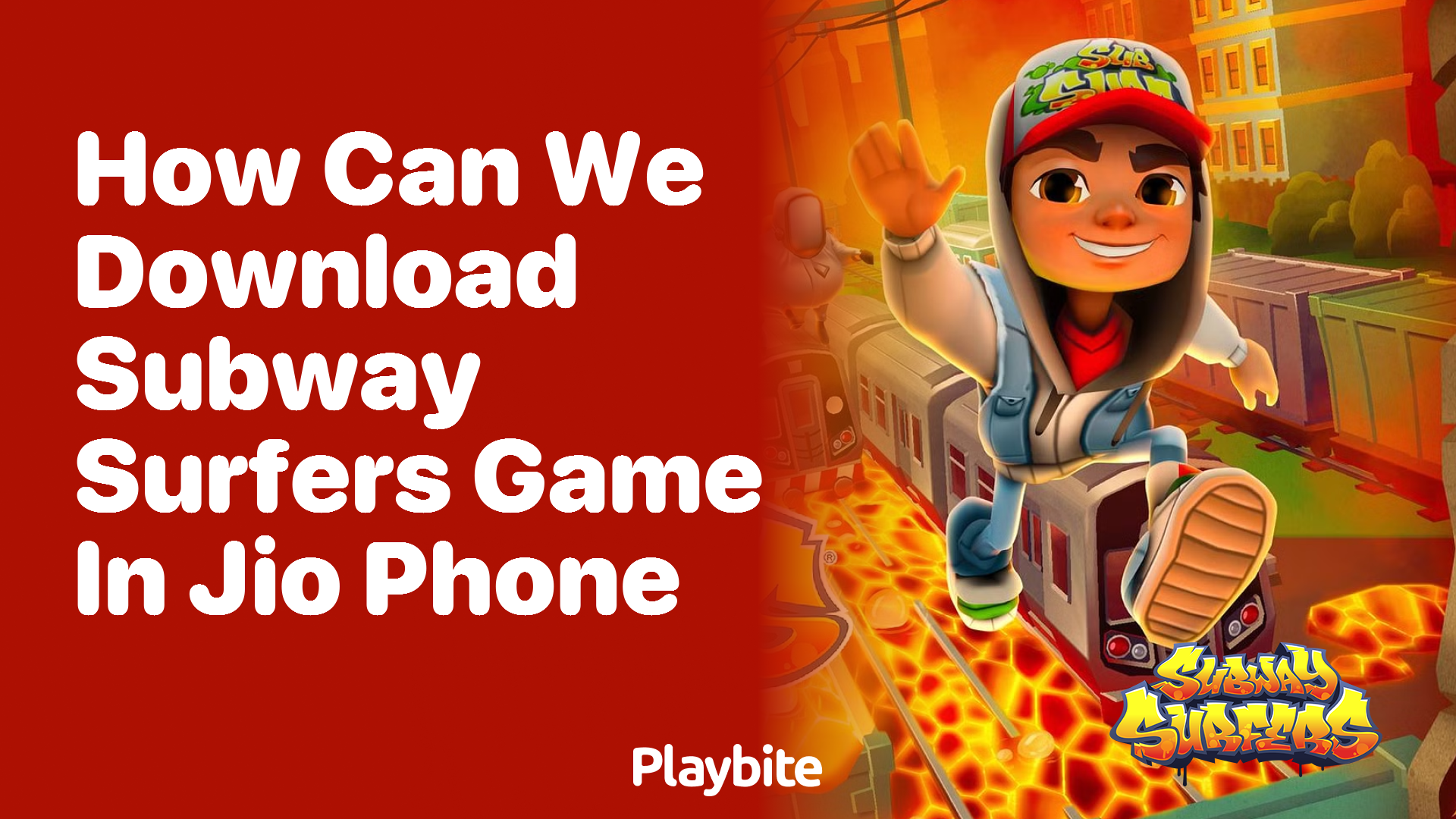 How can we download Subway Surfers game on a Jio Phone?