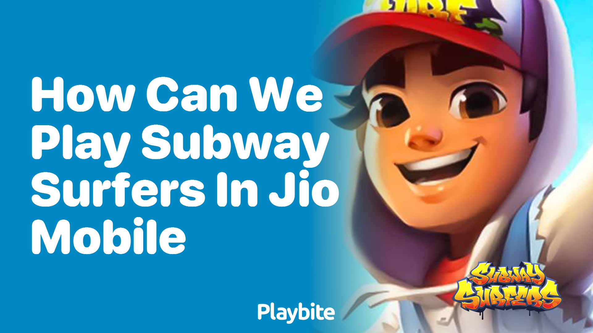 How can we play Subway Surfers on Jio mobile?