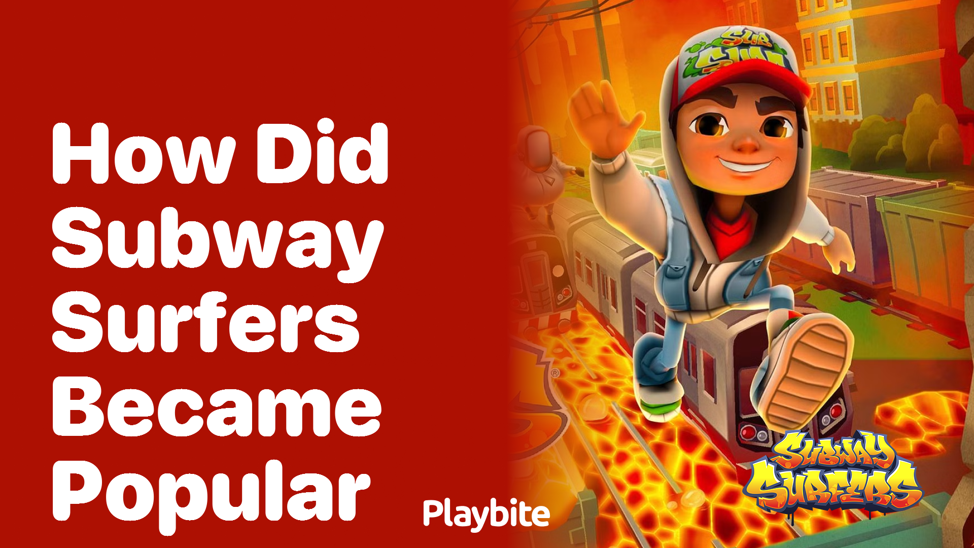 How did Subway Surfers become popular?