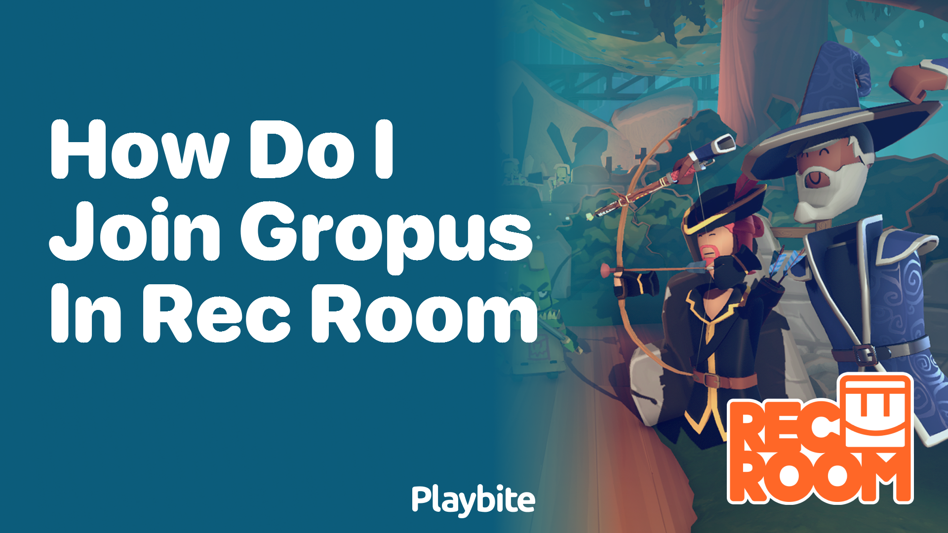 How do I join groups in Rec Room?