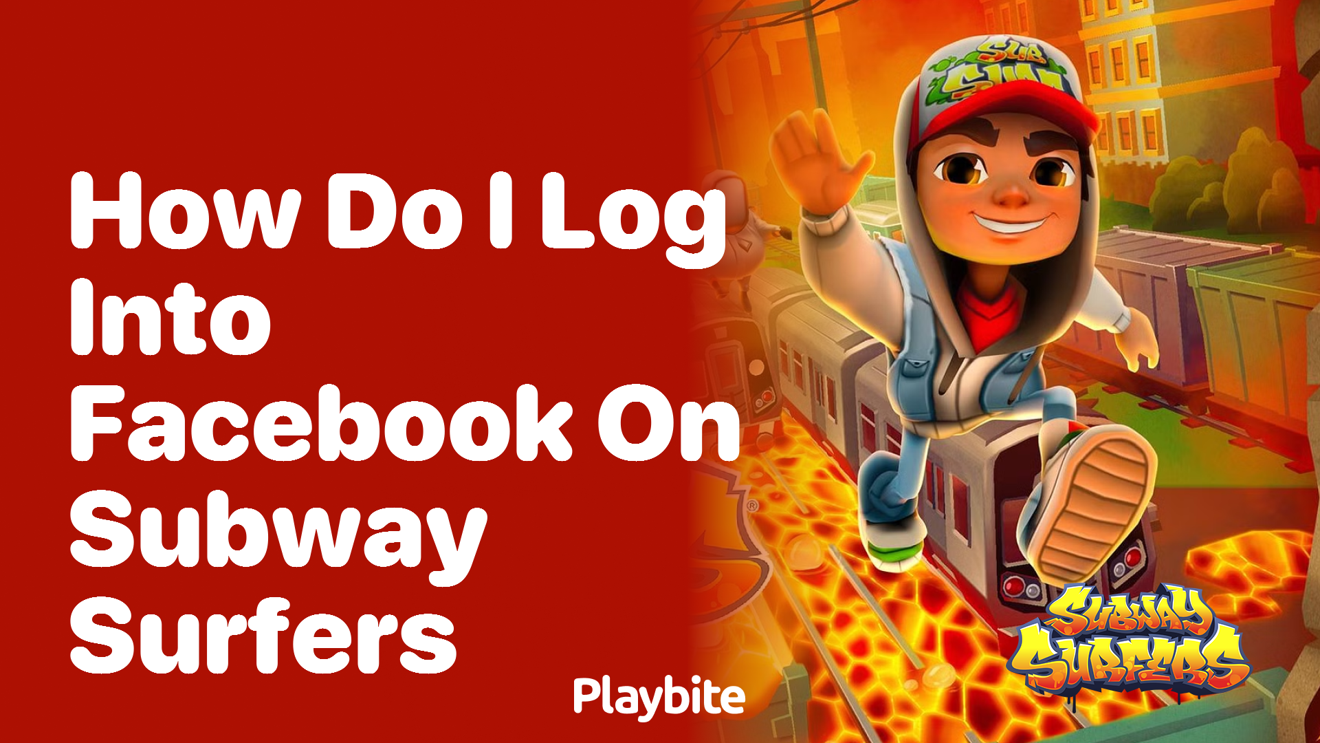 How do I log into Facebook on Subway Surfers?