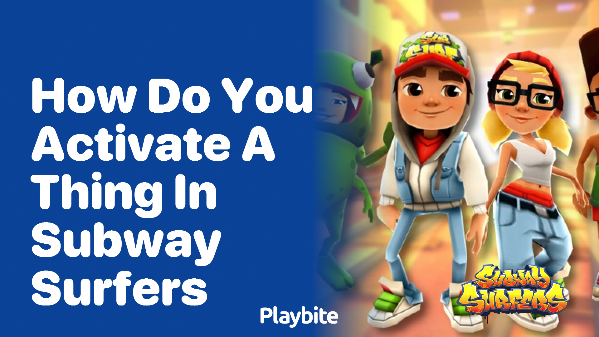 How do you activate a power-up in Subway Surfers?