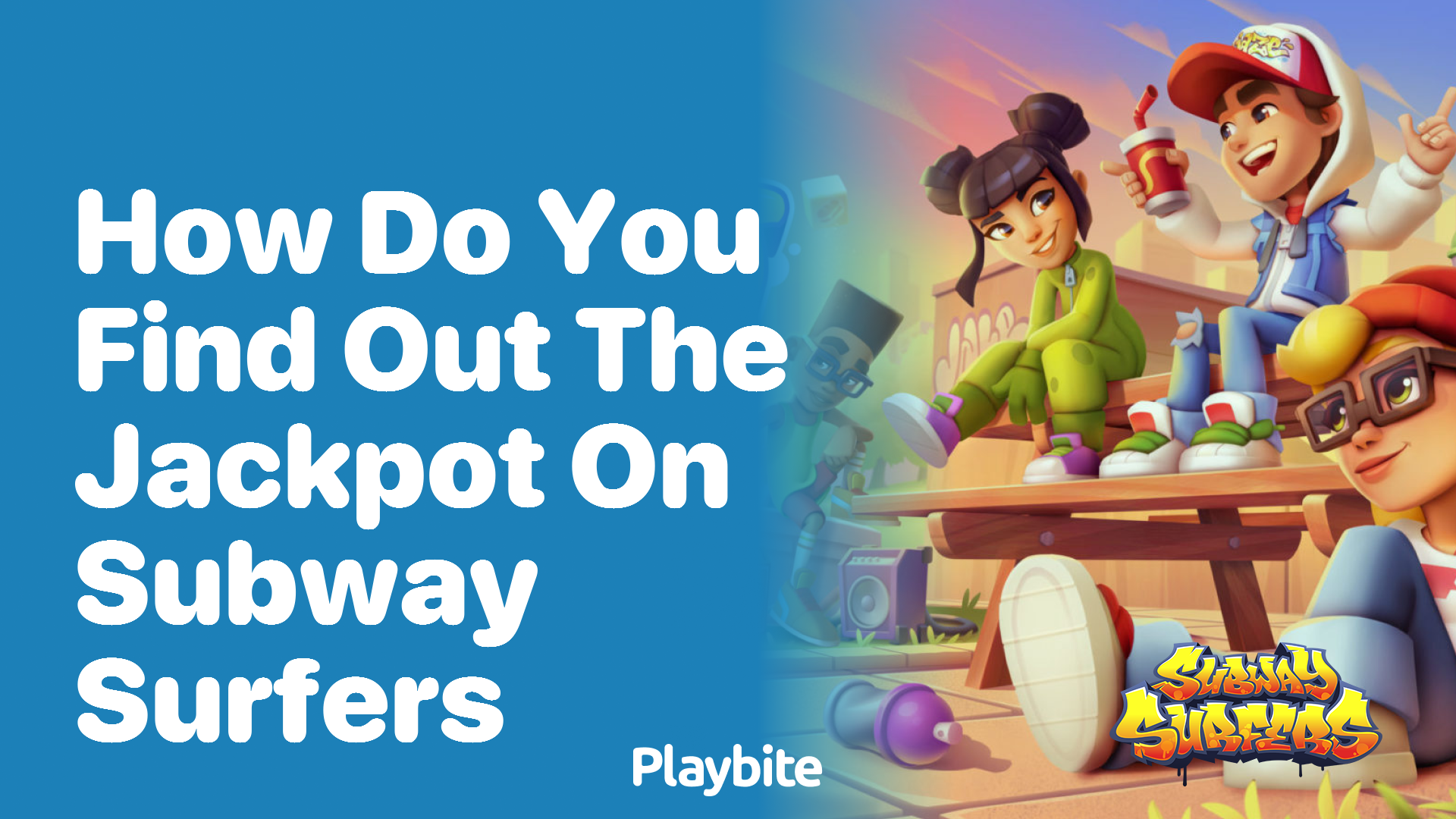 How do you find out the jackpot in Subway Surfers?