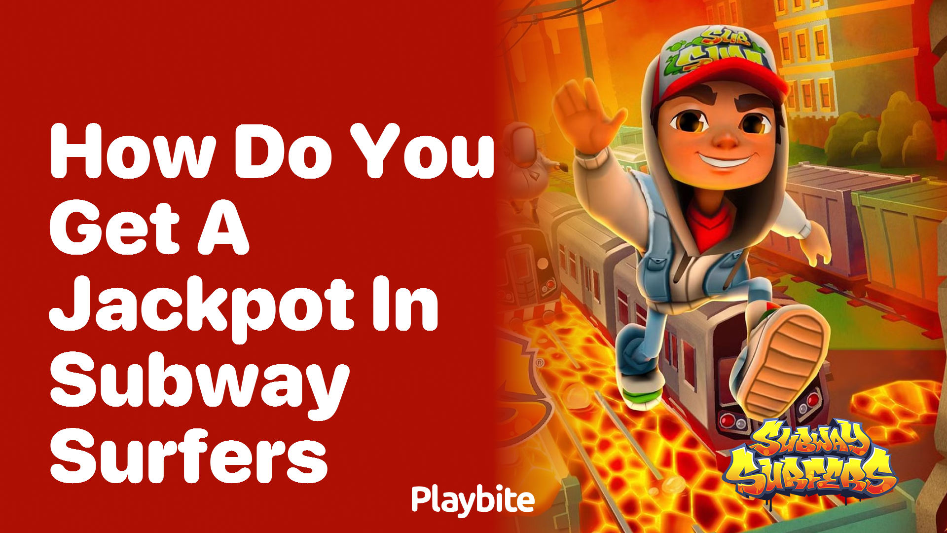 How do you get a jackpot in Subway Surfers?