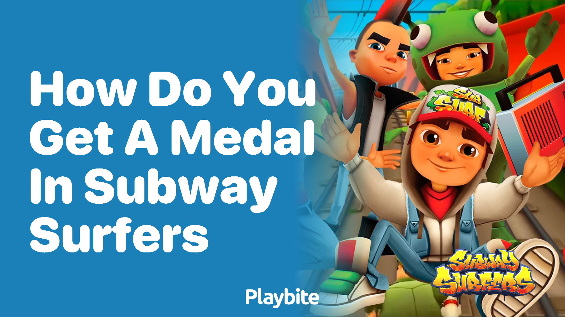 How do you get a medal in Subway Surfers?