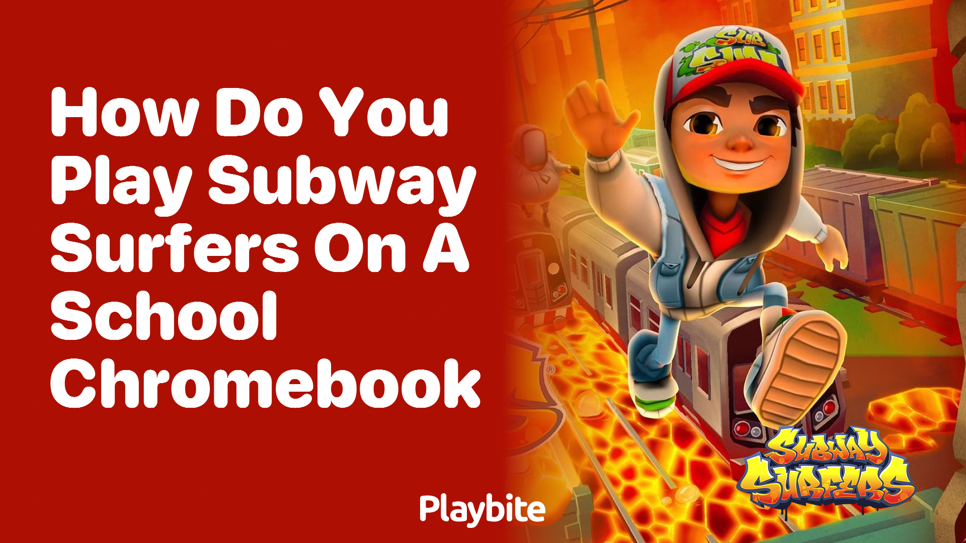 How do you play Subway Surfers on a school Chromebook?