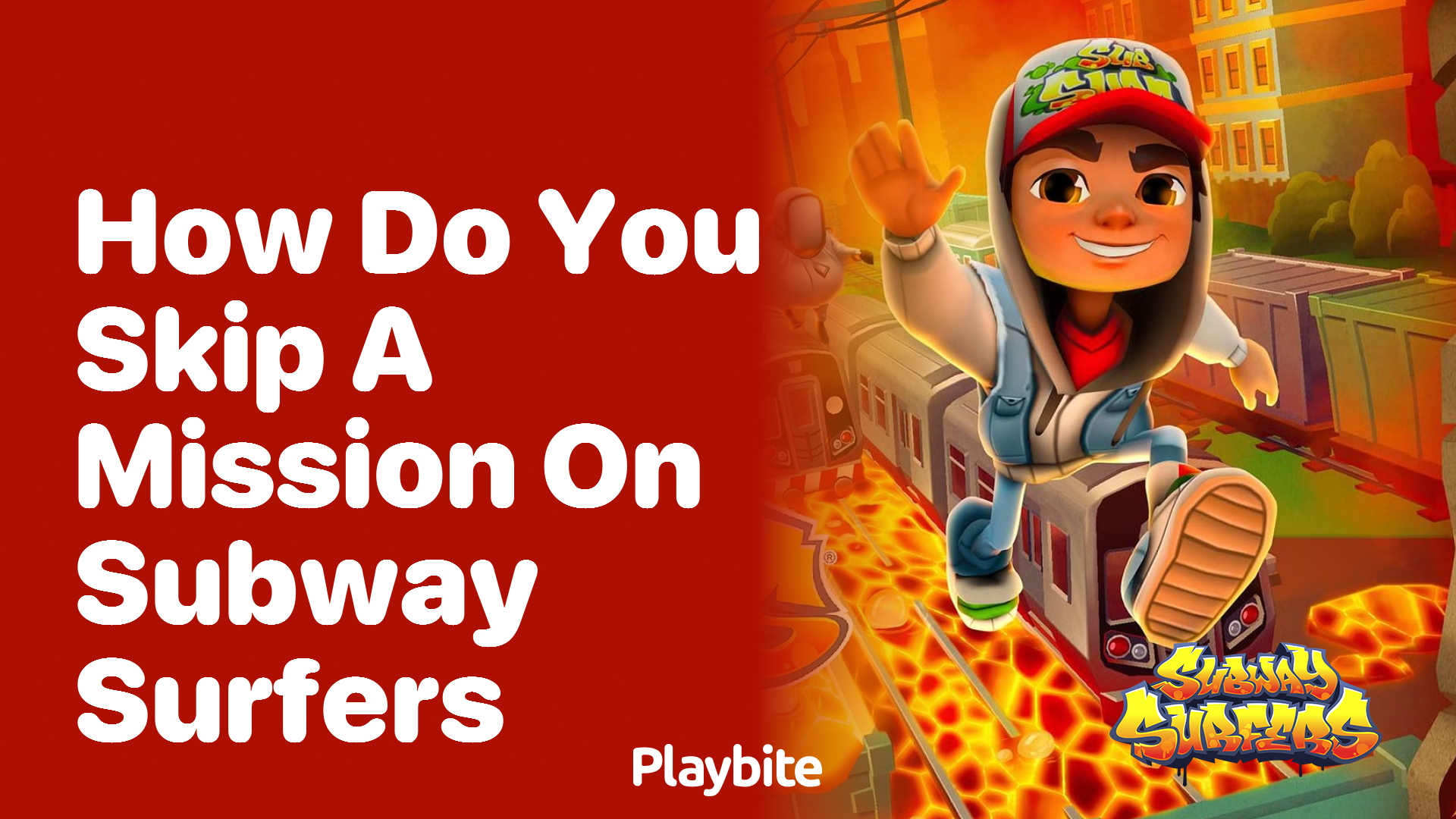 How do you skip a mission on Subway Surfers?