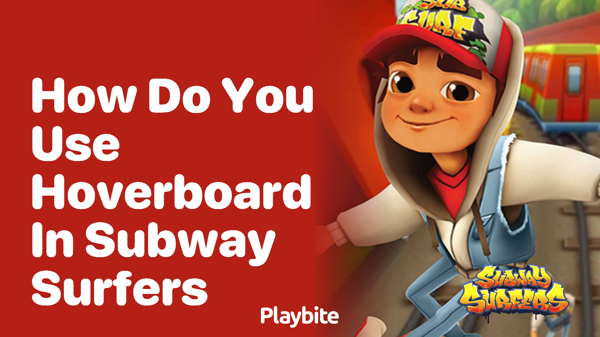 How do you use a hoverboard in Subway Surfers?