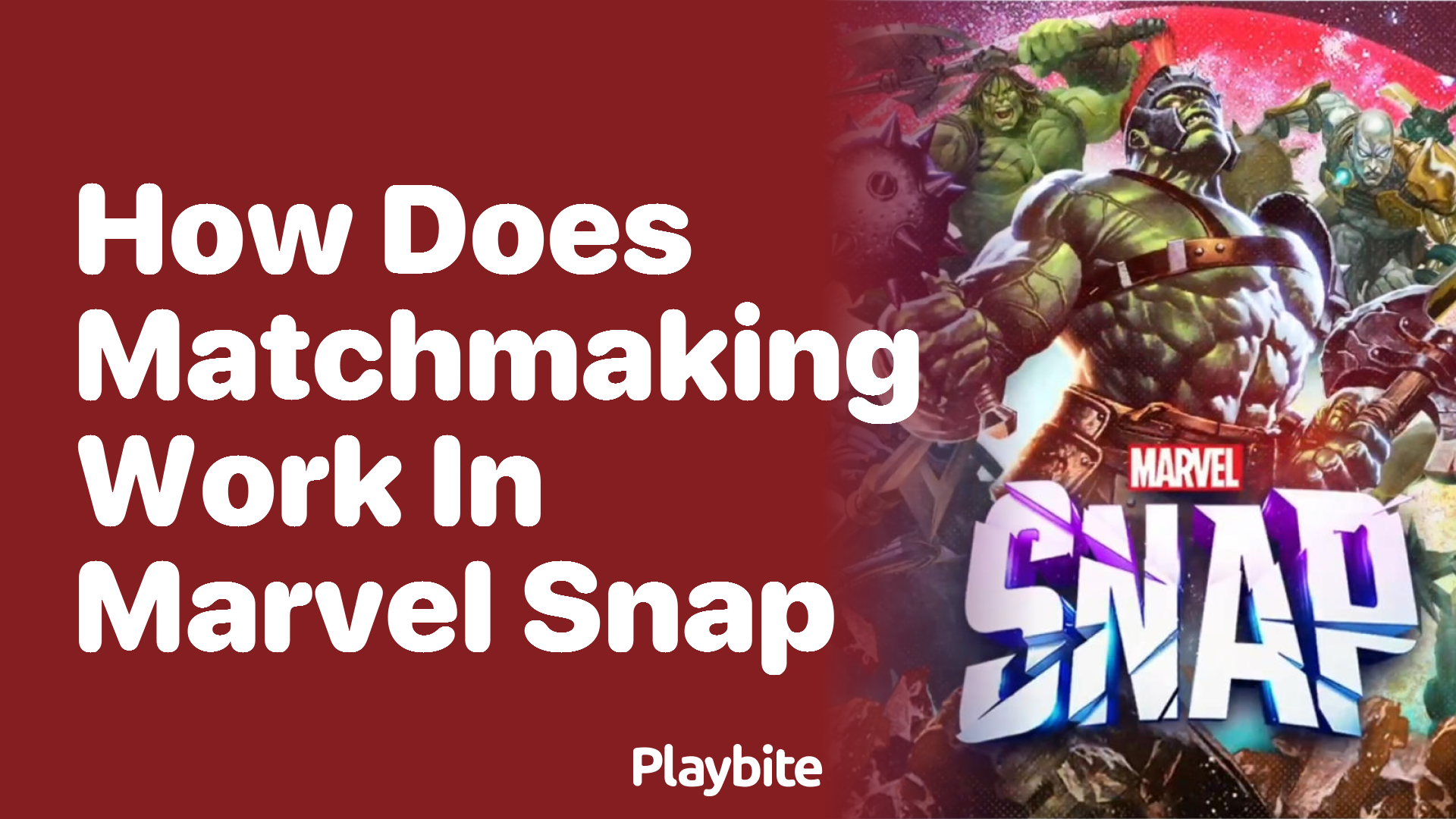 How does matchmaking work in Marvel Snap?