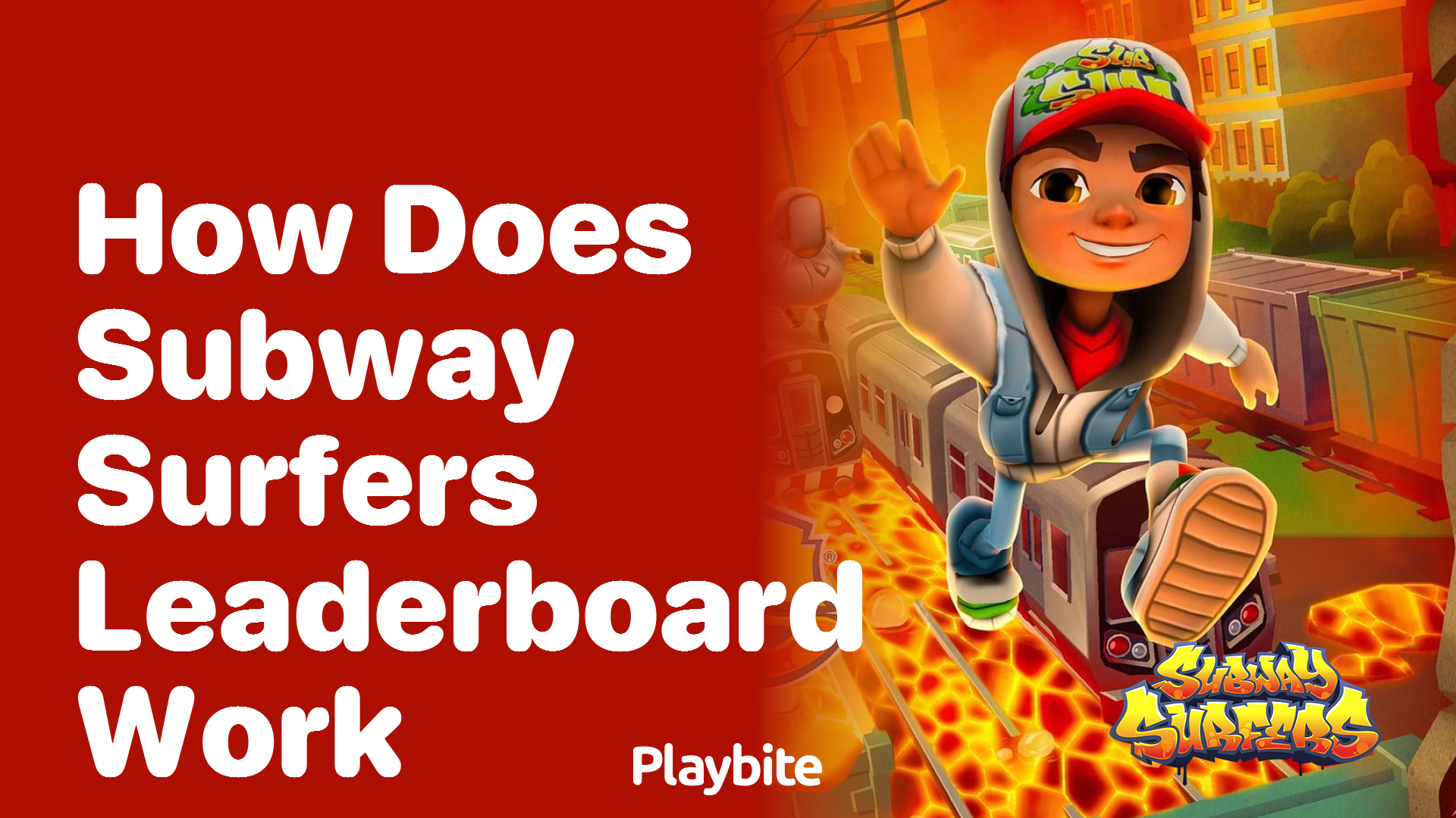 How does the Subway Surfers leaderboard work?