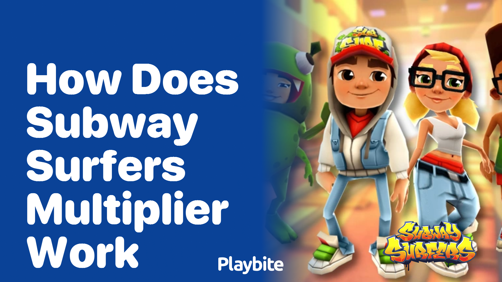 How does the Subway Surfers multiplier work?