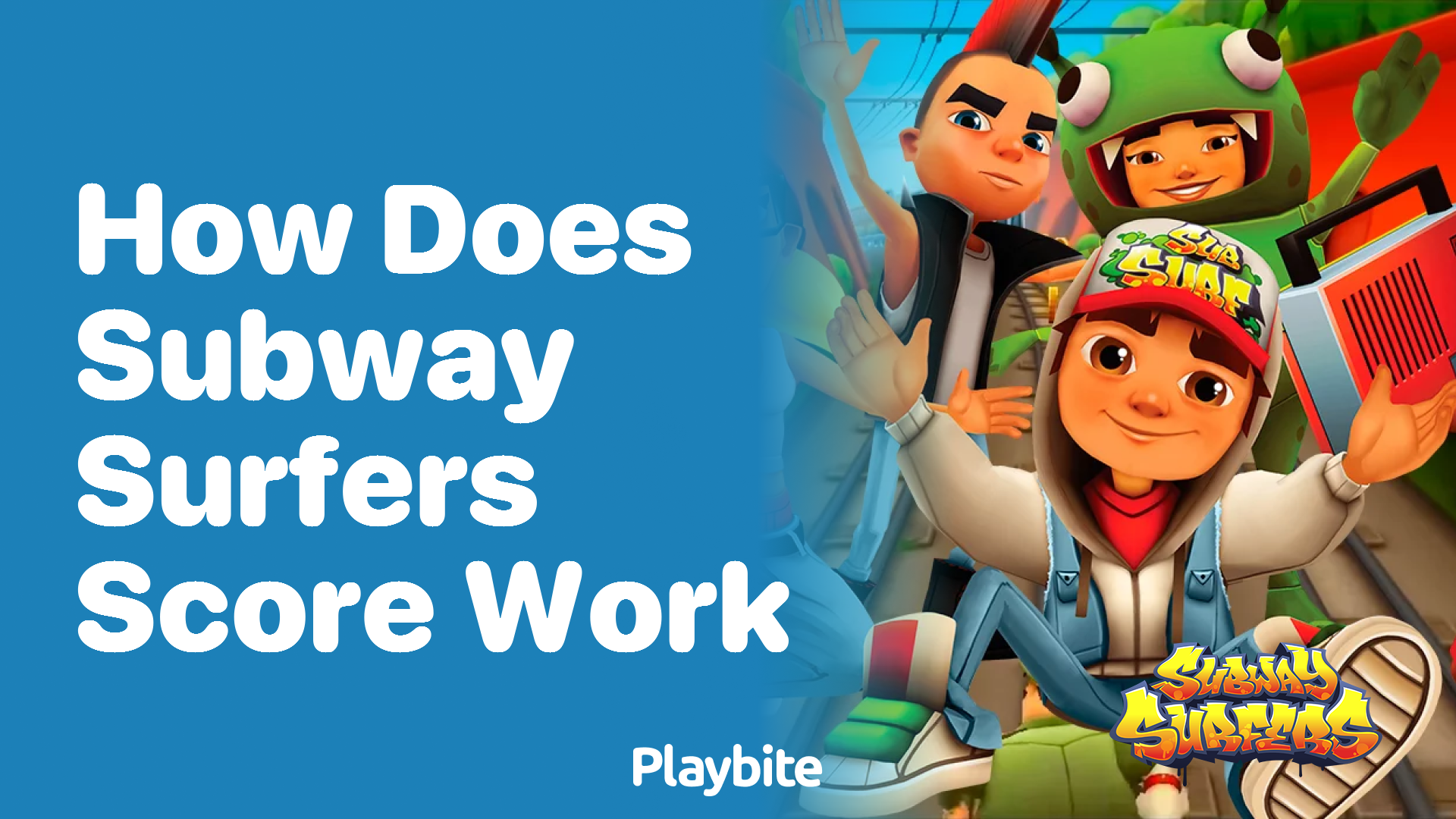 How does Subway Surfers score work?