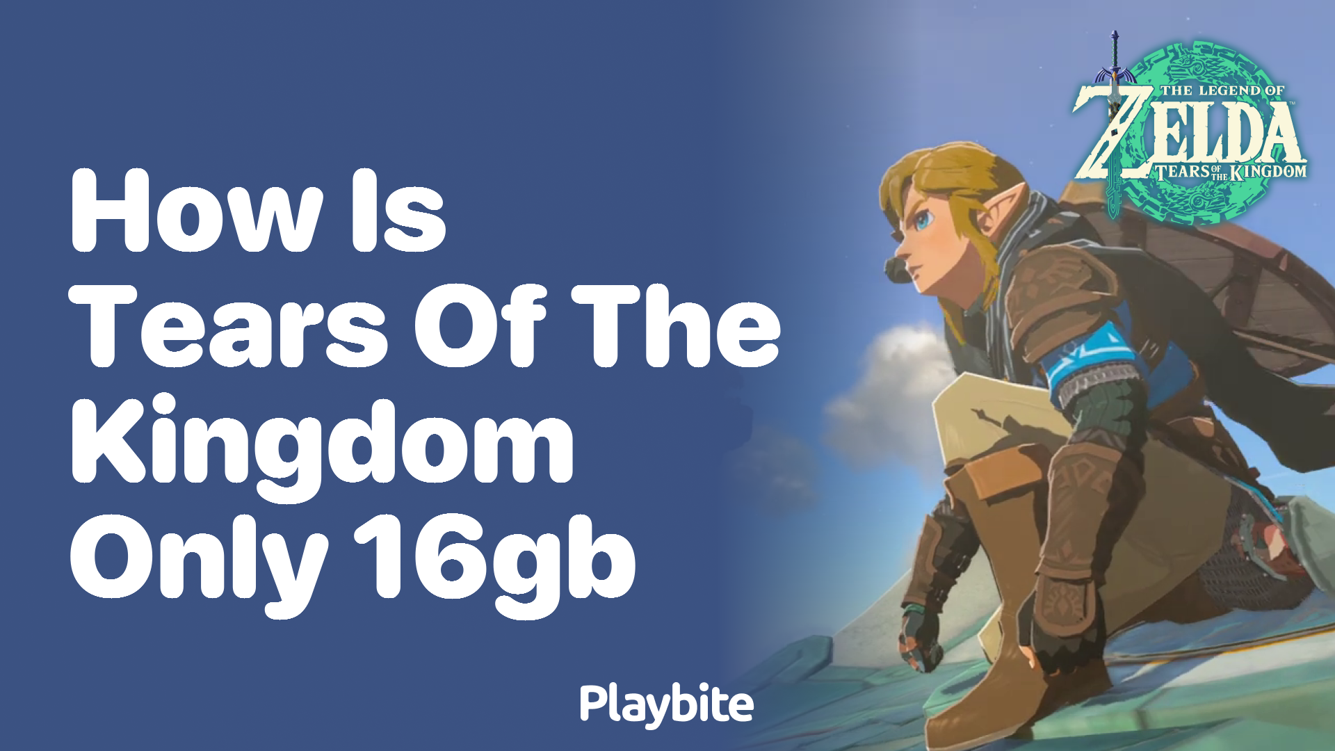 How is Tears of the Kingdom Only 16GB?