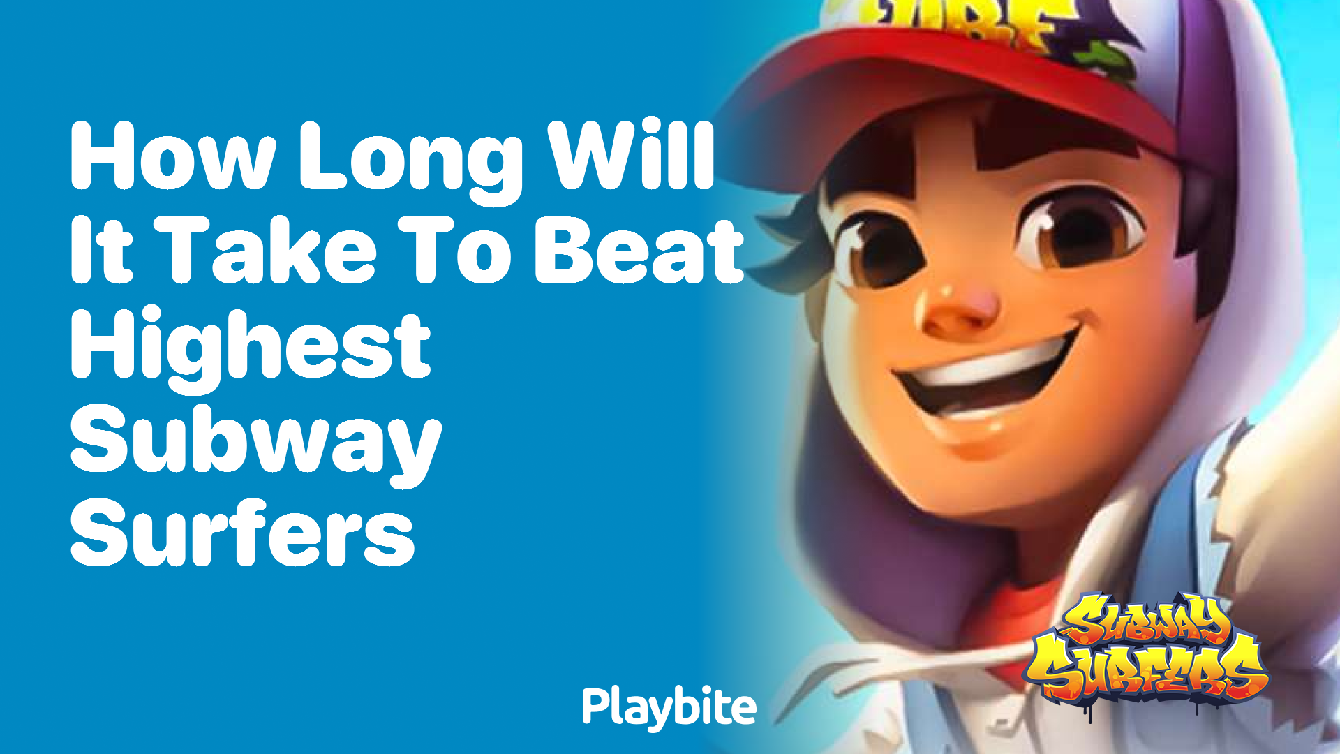 How long will it take to beat the highest score in Subway Surfers?