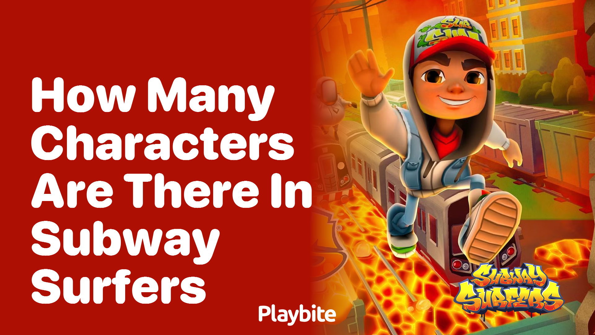 How many characters are there in Subway Surfers?