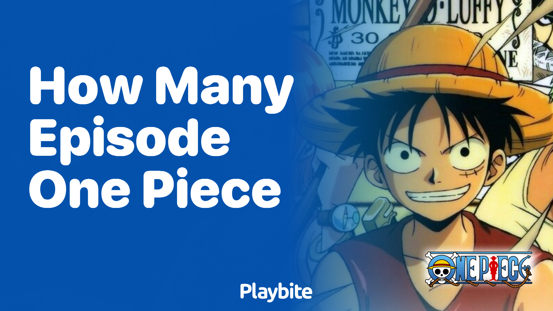 How Many Episodes Does One Piece Have? - Playbite