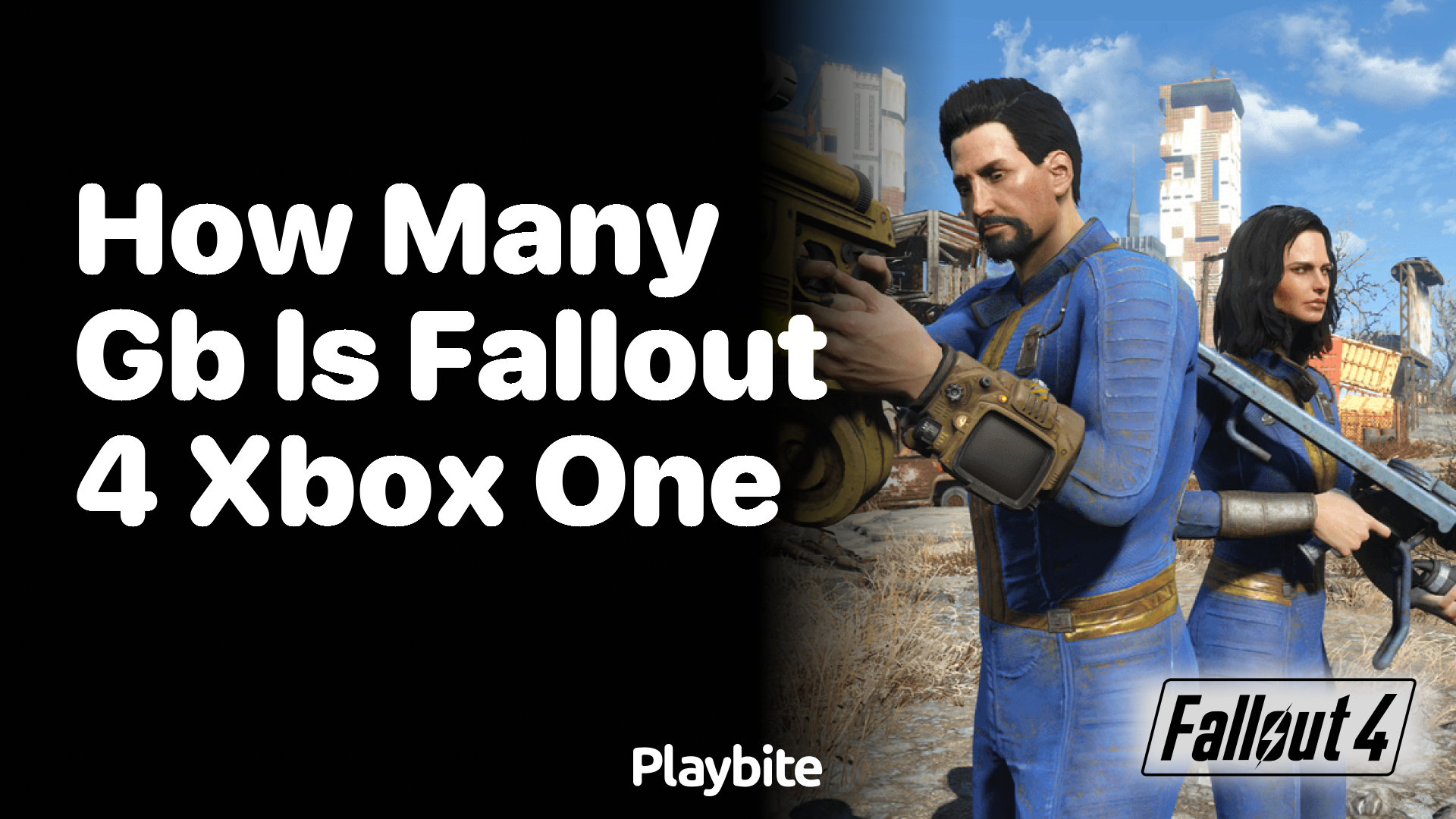 How many GB is Fallout 4 on Xbox One?