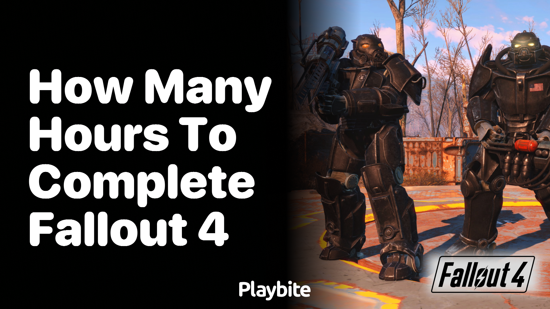 How many hours to complete Fallout 4?