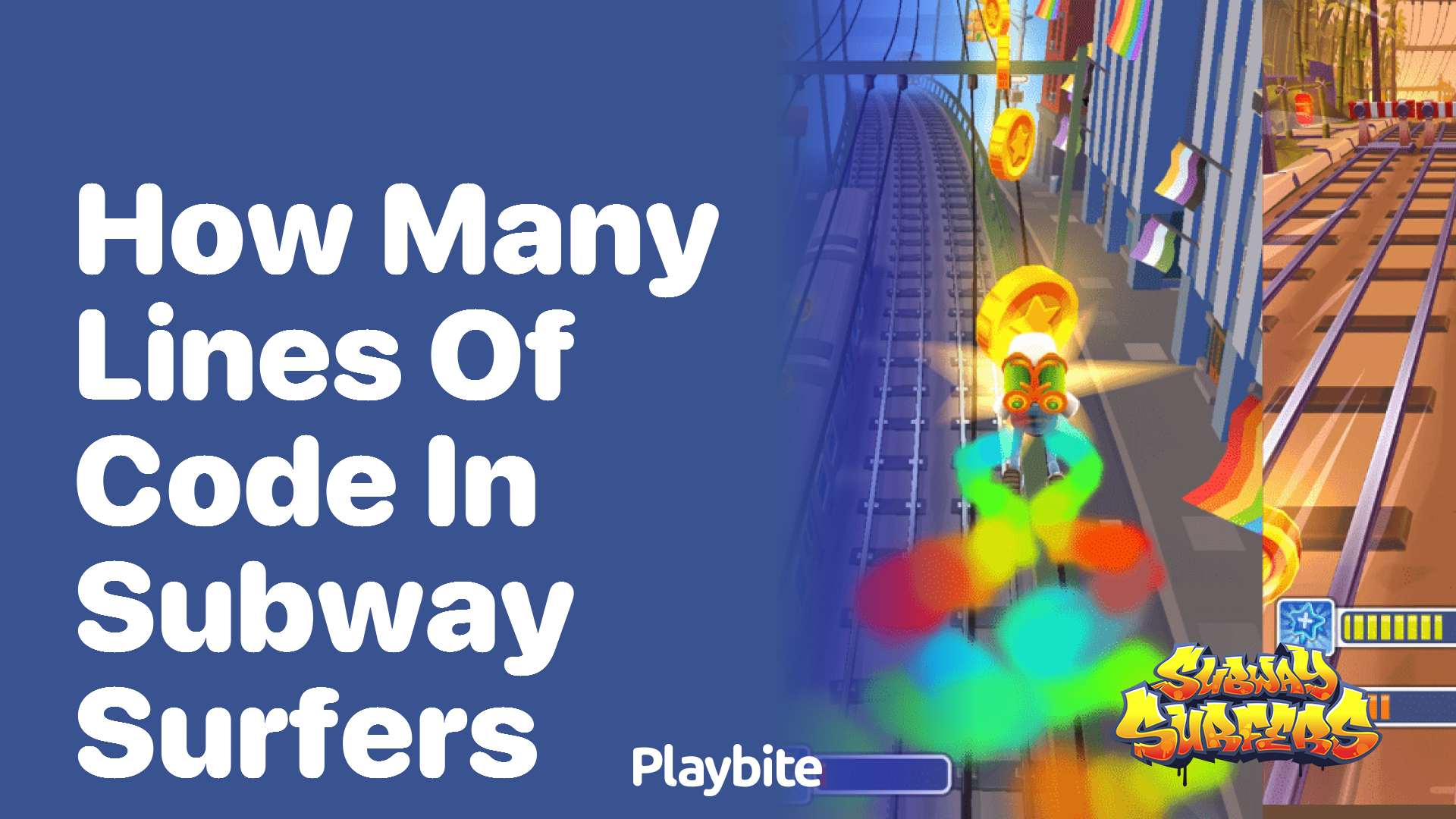 How many lines of code are in Subway Surfers?