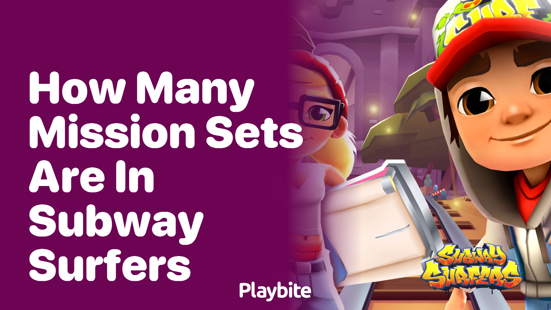 How many mission sets are in Subway Surfers?