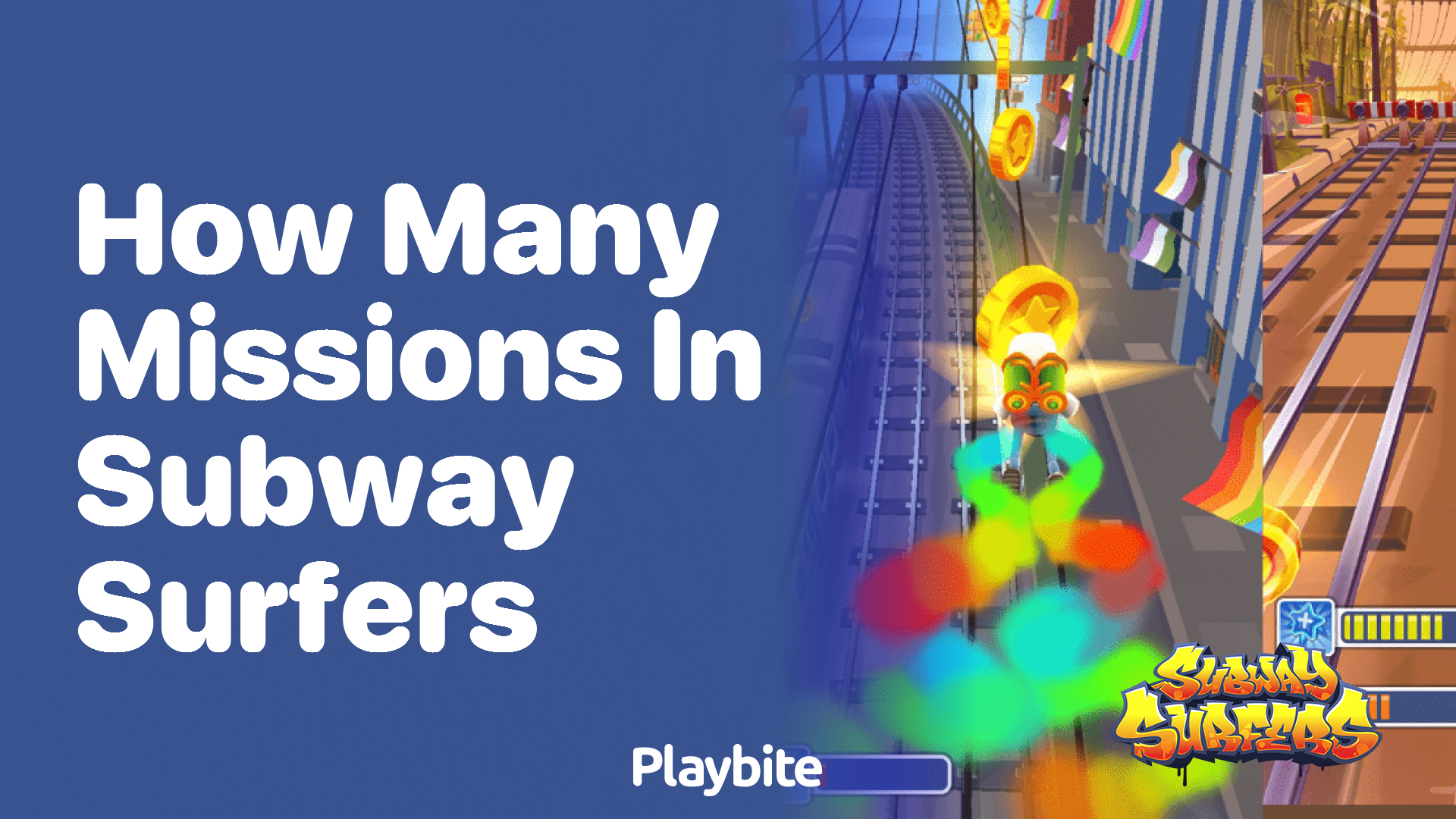 How many missions are in Subway Surfers?