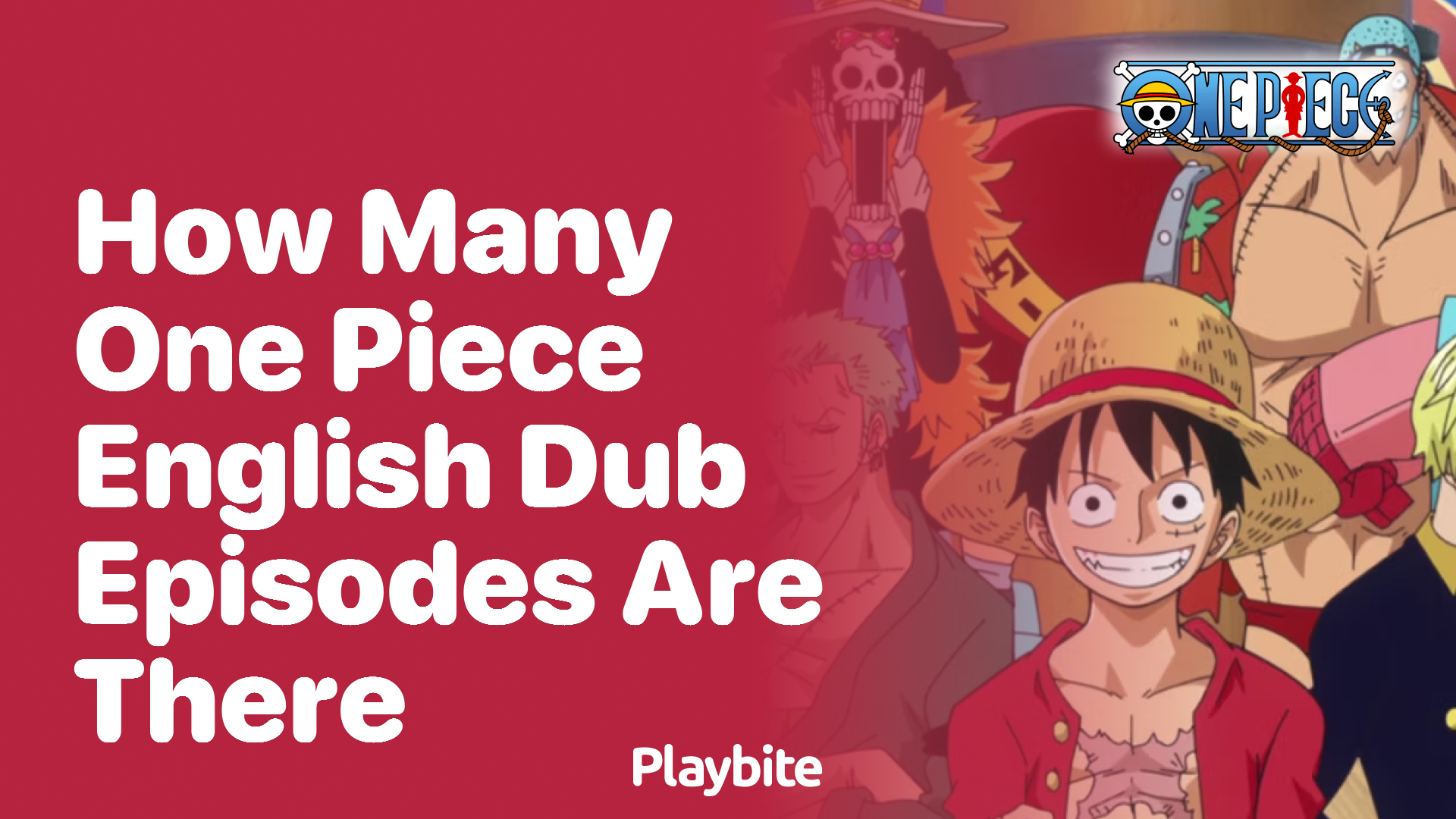 How Many One Piece English Dub Episodes Are There? - Playbite