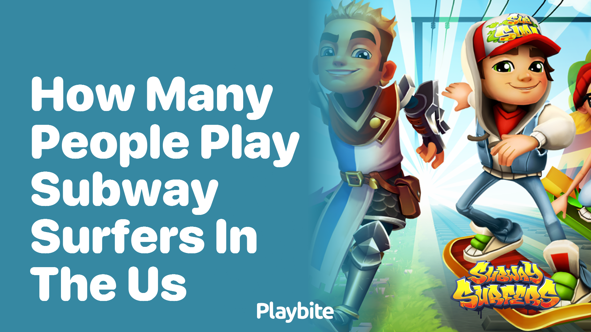 How many people play Subway Surfers in the US?