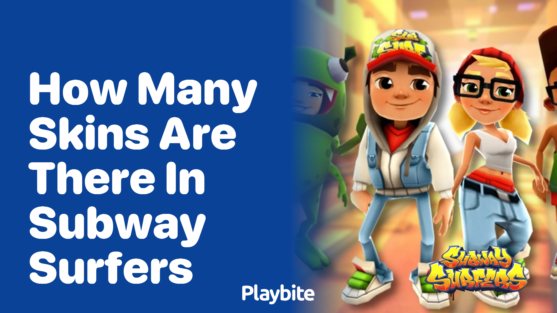 How many skins are in Subway Surfers?