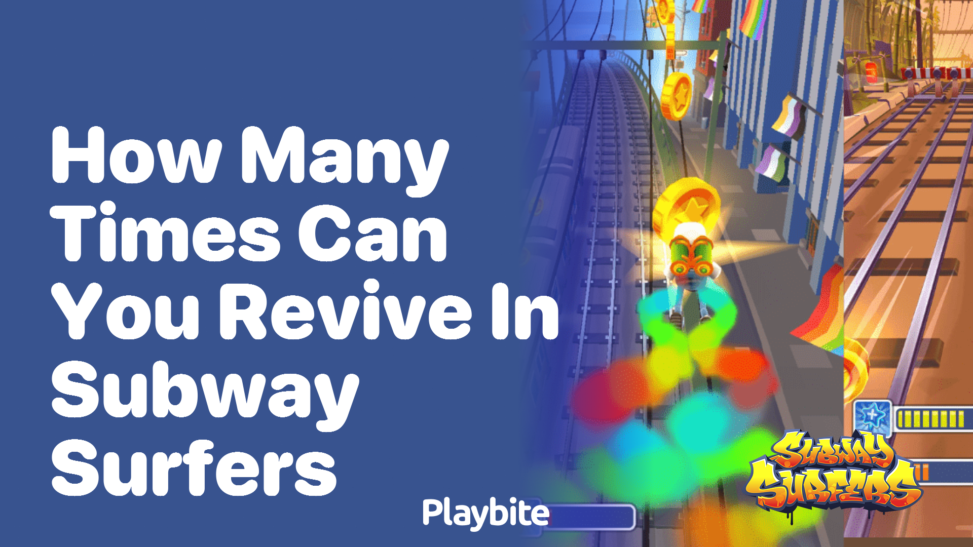 How many times can you revive in Subway Surfers?