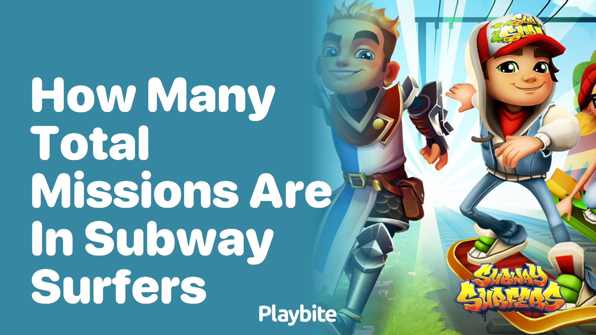 How many total missions are in Subway Surfers?