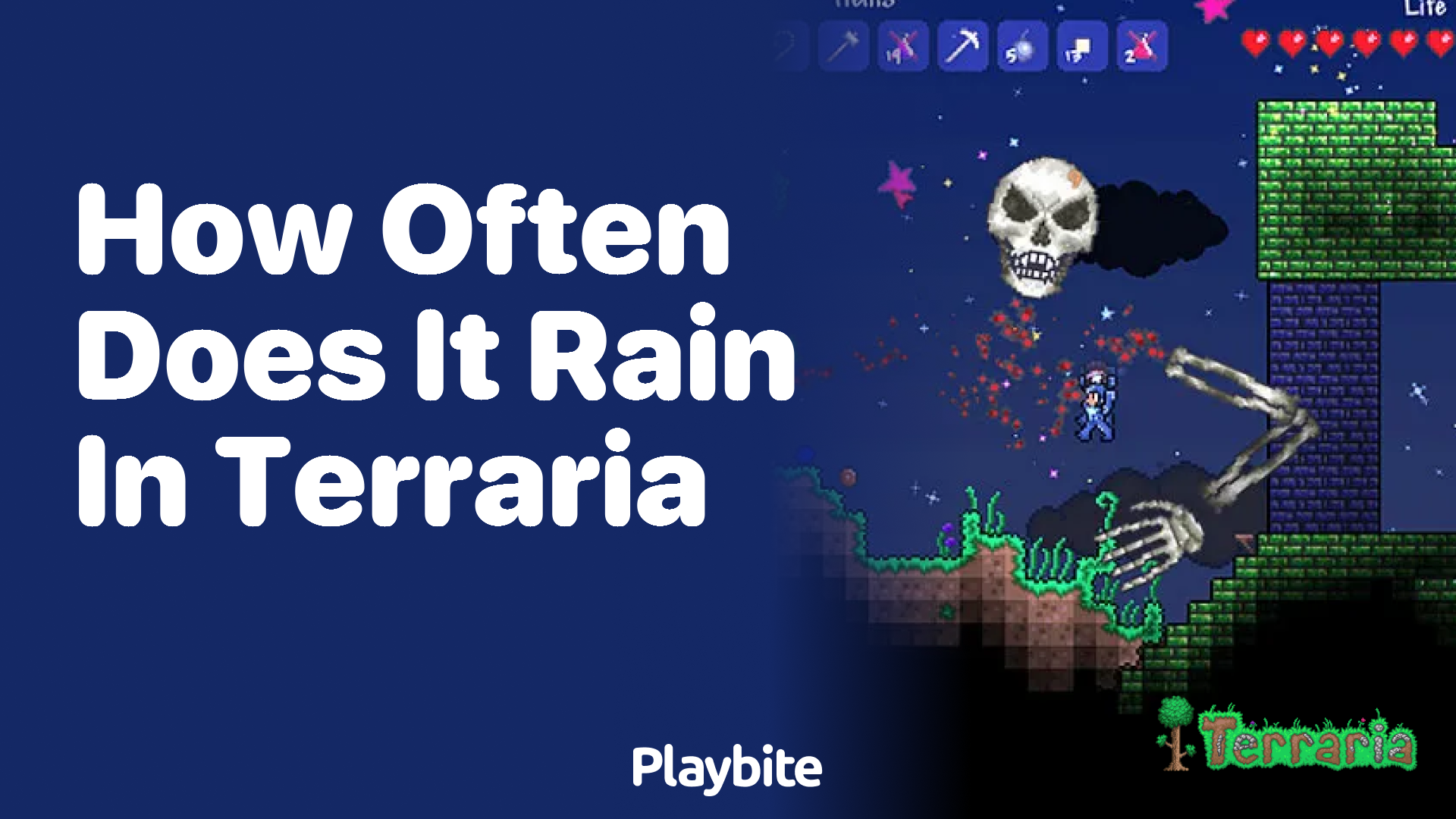 How often does it rain in Terraria?