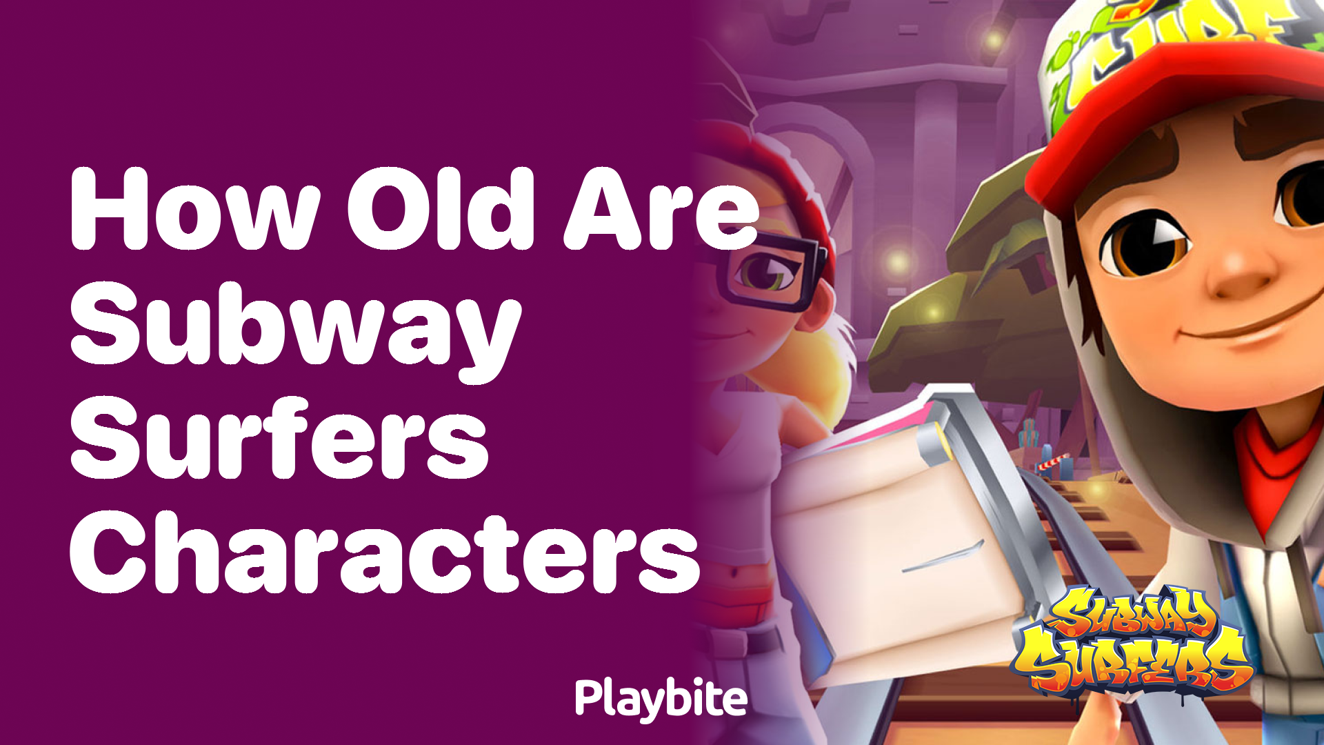 How old are the characters in Subway Surfers?