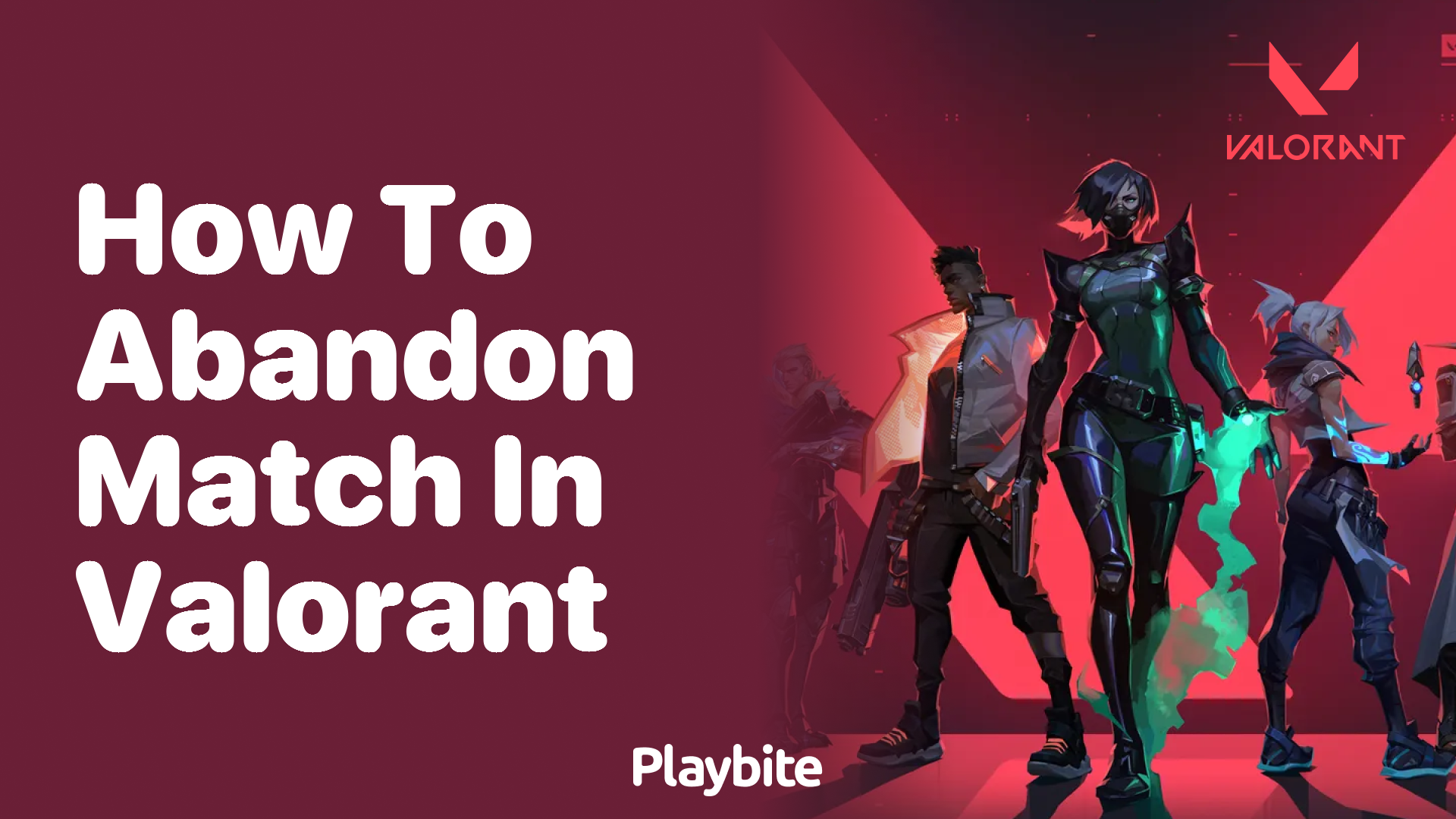 How to abandon a match in Valorant