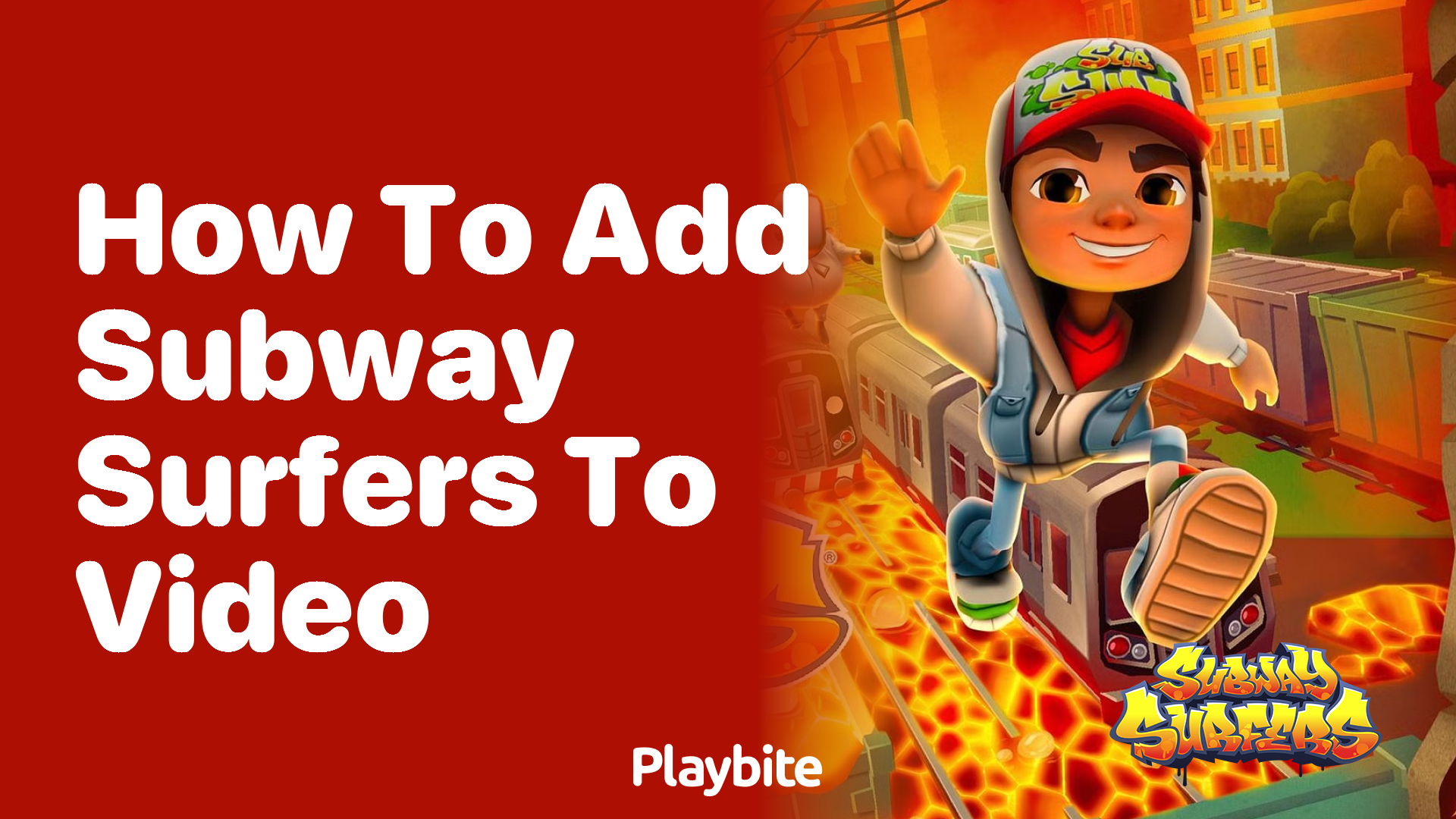 How to Add Subway Surfers to Video