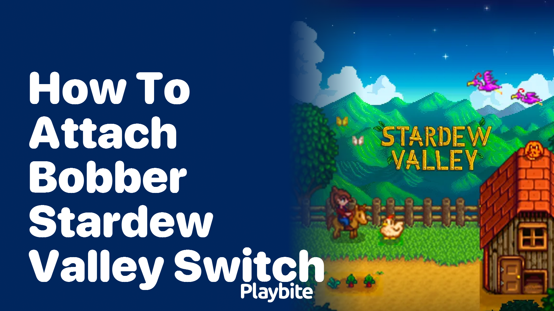 How to Attach a Bobber in Stardew Valley on Switch