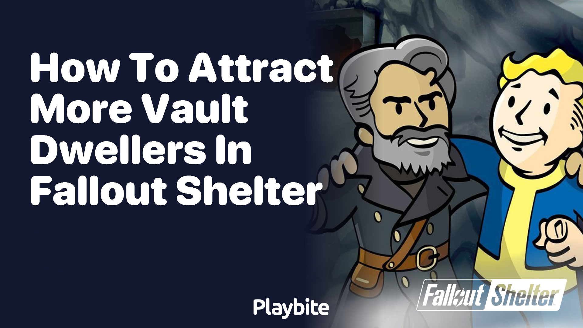 How to attract more vault dwellers in Fallout Shelter