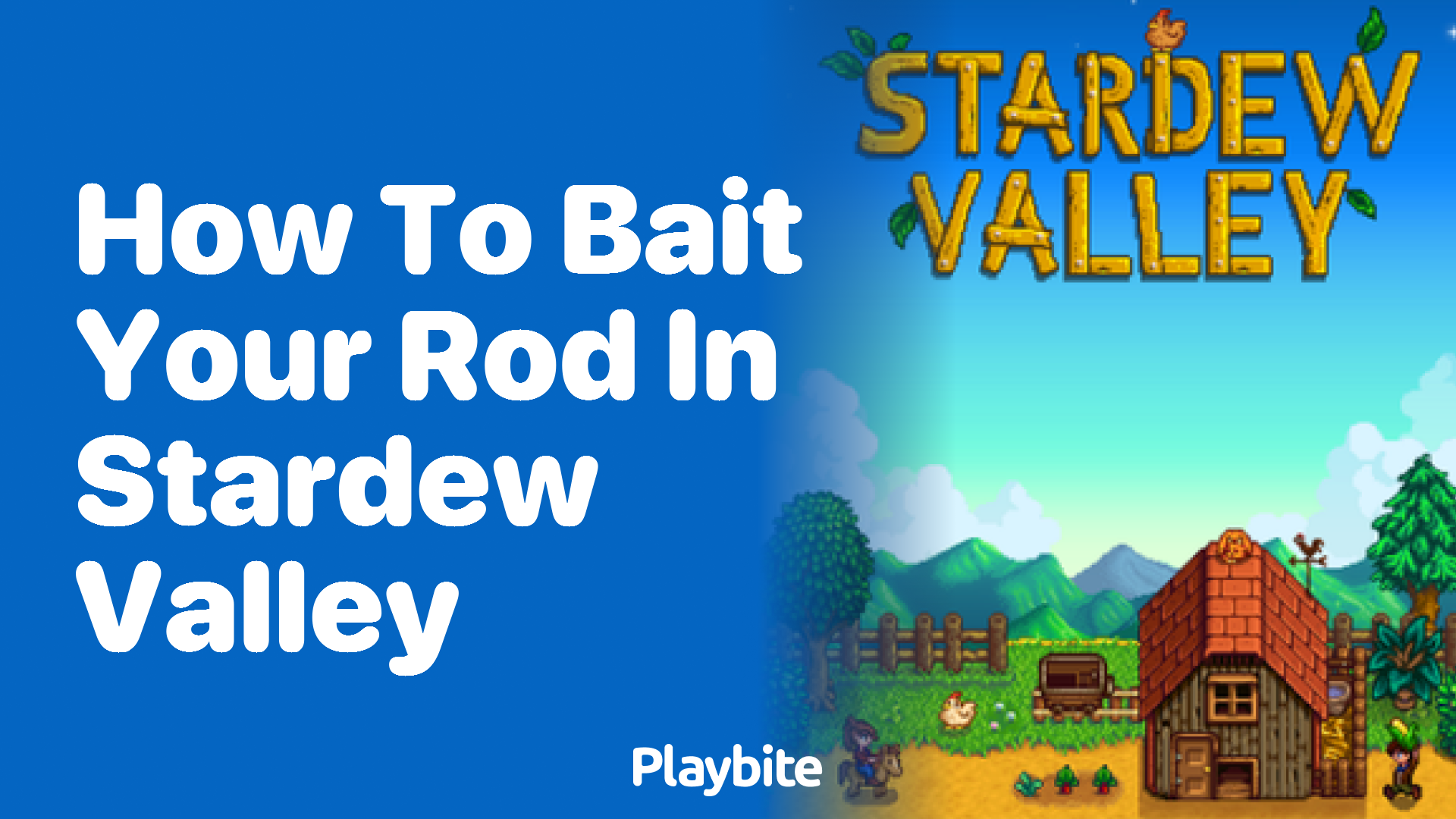 How to bait your rod in Stardew Valley