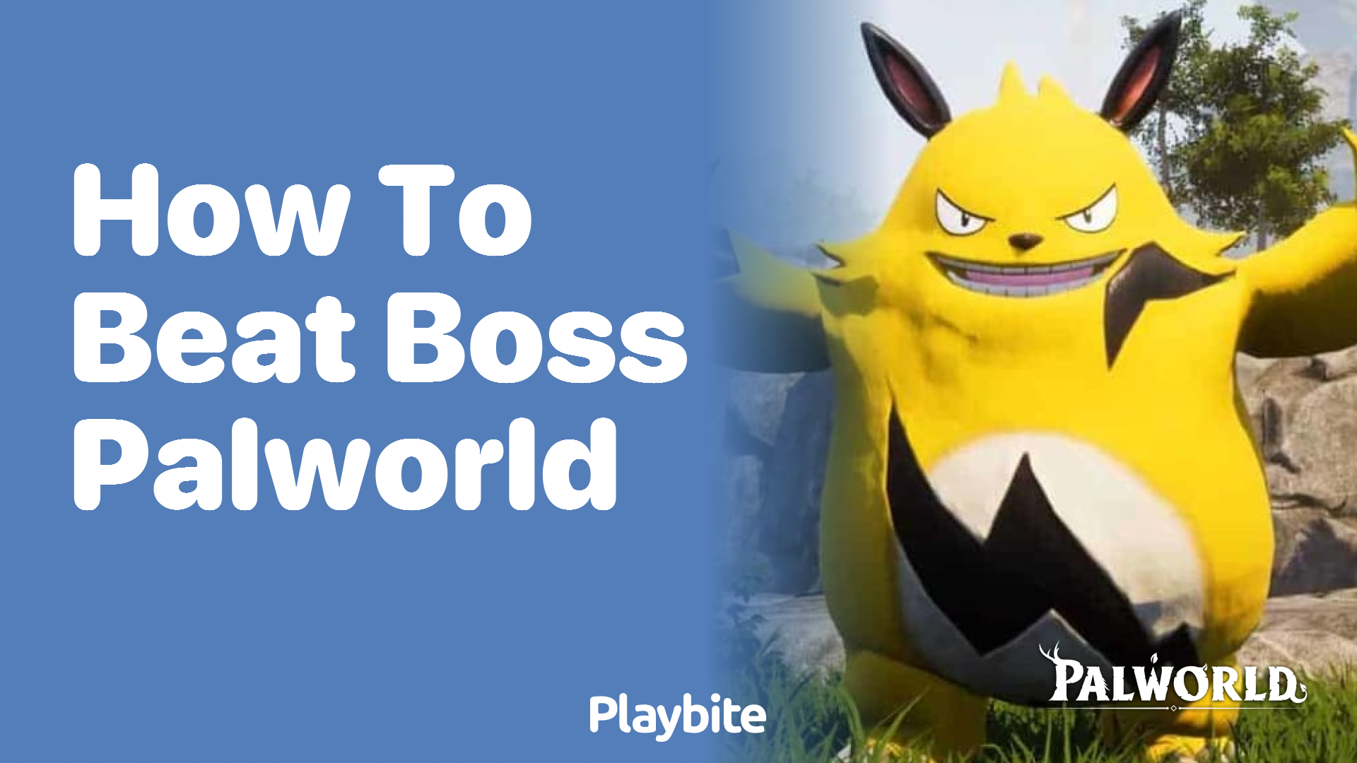 How to beat the boss in Palworld