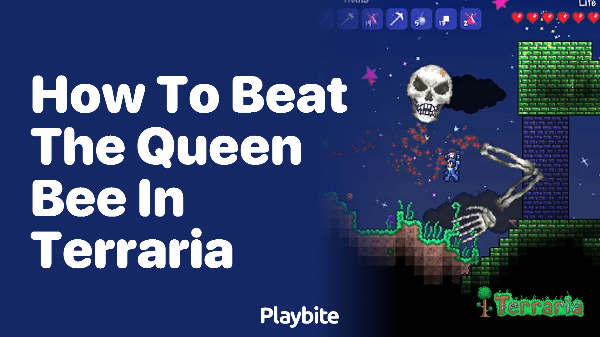 How to Beat the Queen Bee in Terraria