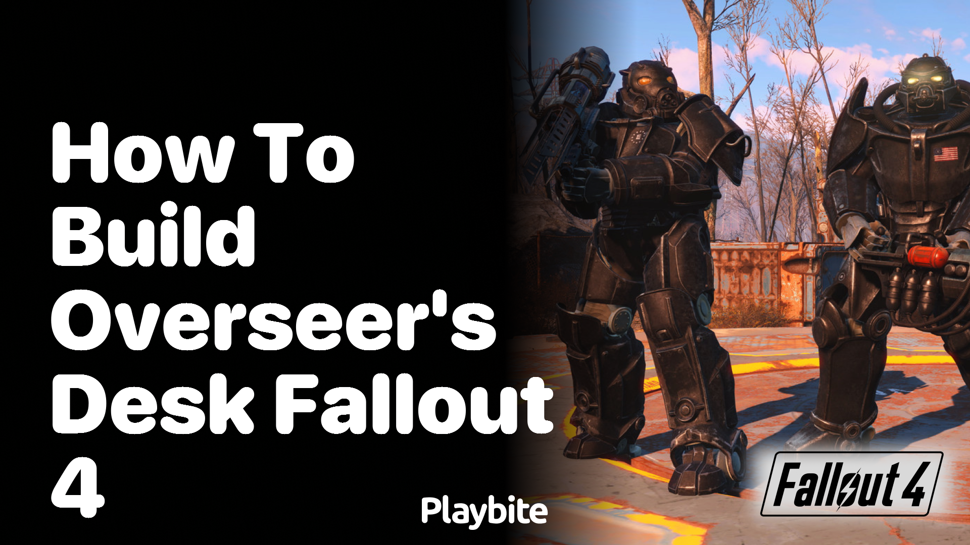 How to Build the Overseer&#8217;s Desk in Fallout 4