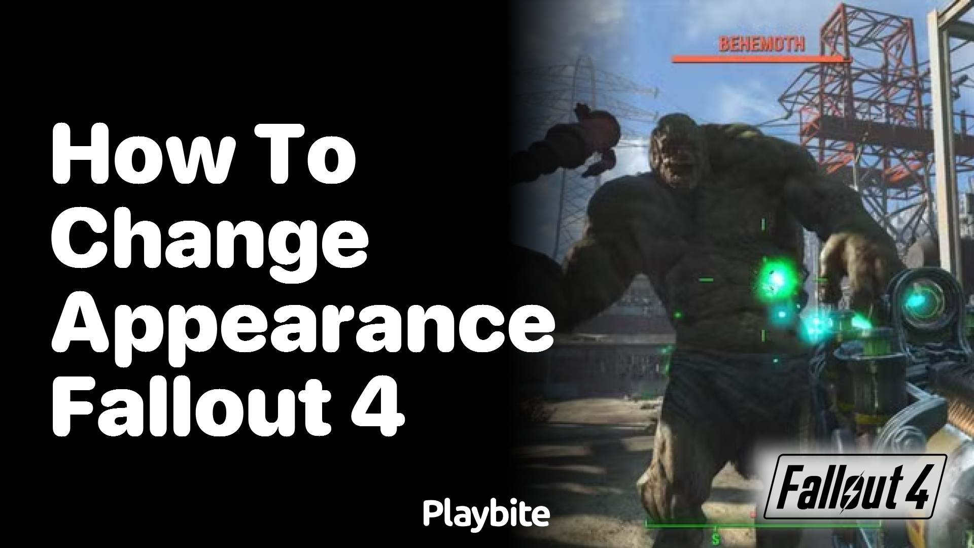 How to Change Your Appearance in Fallout 4