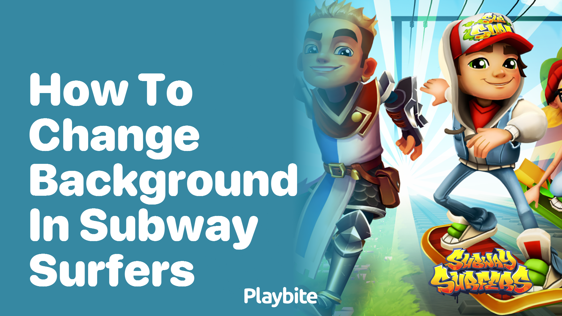 How to change the background in Subway Surfers?