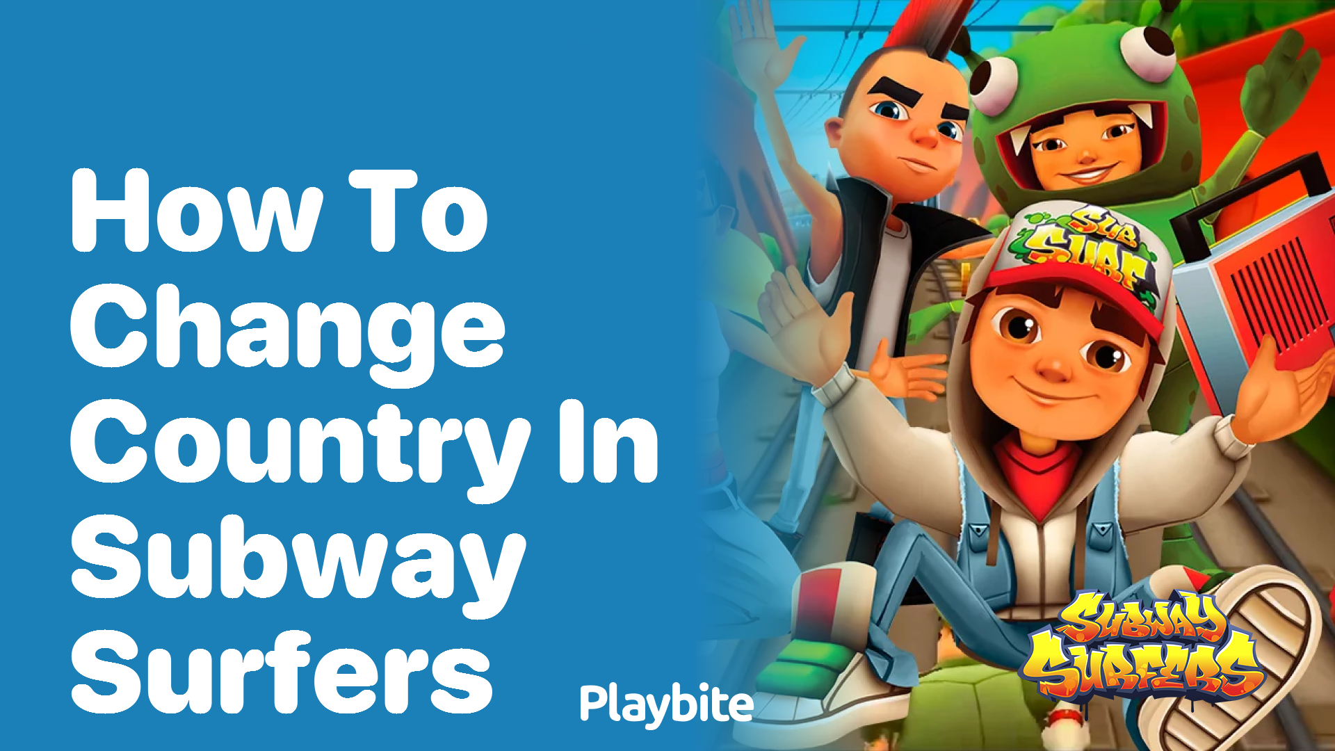 How to change your country in Subway Surfers