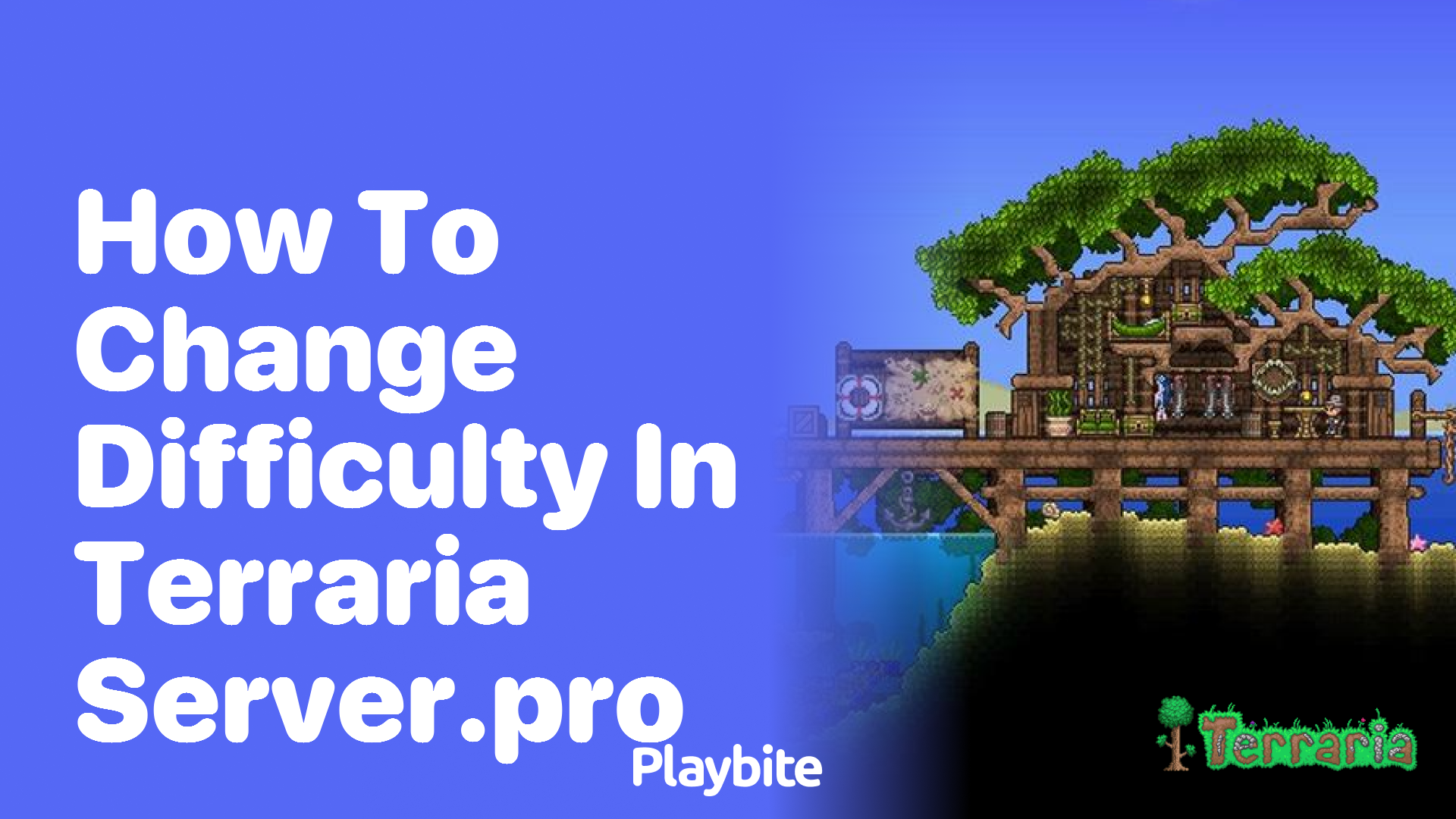 How to change difficulty in Terraria server.pro