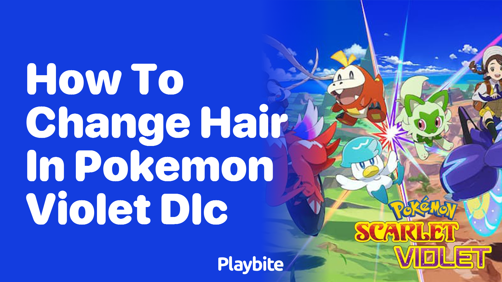 How to Change Hair in Pokemon Violet DLC - Playbite