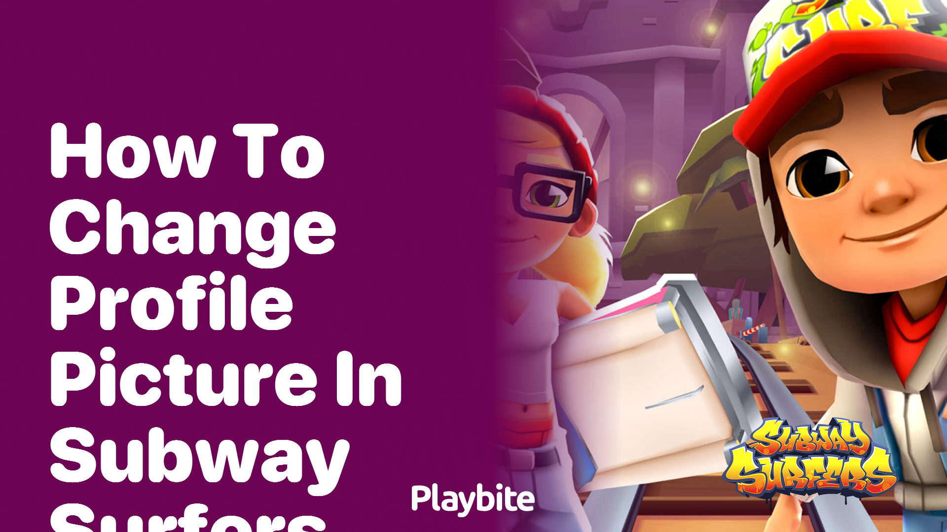 How to change your profile picture in Subway Surfers